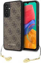 Guess Charms Synthetic Back Cover Brown (Galaxy A34)