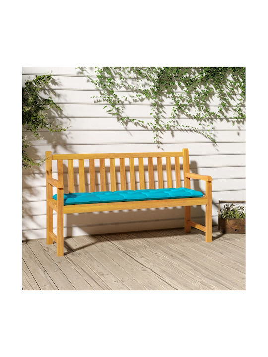 vidaXL Wasserdichtes Sitzbank-Kissen Türkis 180x50 cm