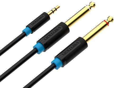 Vention Cable 2 x 6.3mm male - 3.5mm male 3m (BACBI)