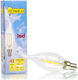 123led Λάμπα LED 2.8W για Ντουί E14 Θερμό Λευκό 250lm