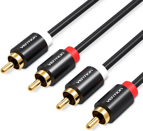 Vention Cable 2x RCA male - 2x RCA male 1.5m VAB-R06-B150