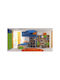 Kids Bedroom Set Wave Green Oak Lahani 8pcs with Bed for Mattress 110x190cm