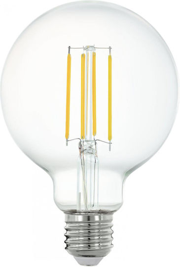 Eglo Bec LED 6W 95mm pentru Soclu E27 și Formă G95 Alb cald 806lm