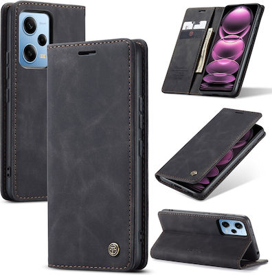 Caseme 013 Series Wallet Δερματίνης Μαύρο (Poco X5 Pro)