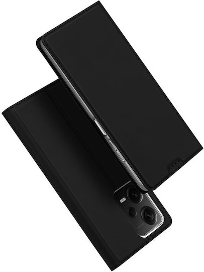 Dux Ducis Skin Pro Series Book Δερματίνης Μαύρο (Redmi Note 12 Pro+)