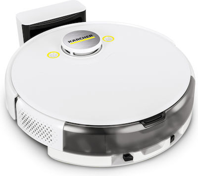 Karcher RCV 5 Robot Vacuum Cleaner for Sweeping & Mopping with Mapping and Wi-Fi White