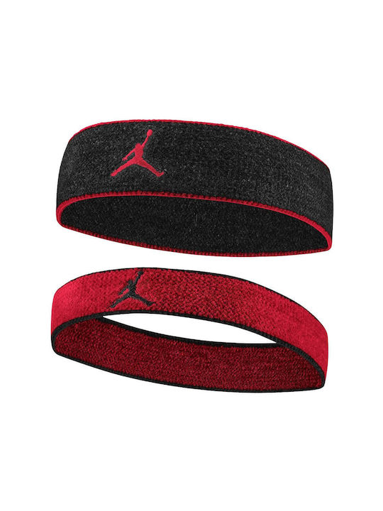 Jordan Chenille 2 PK Αθλητικό Περιμετώπιο Μαύρο 2τμχ