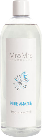 Mr & Mrs Fragrance Течност за пълнене за дифузер с аромат Pure Amazon JR1BLAN010V01 1000мл