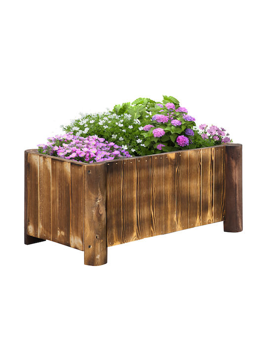 Outsunny Pot Wooden 70x35x30cm.