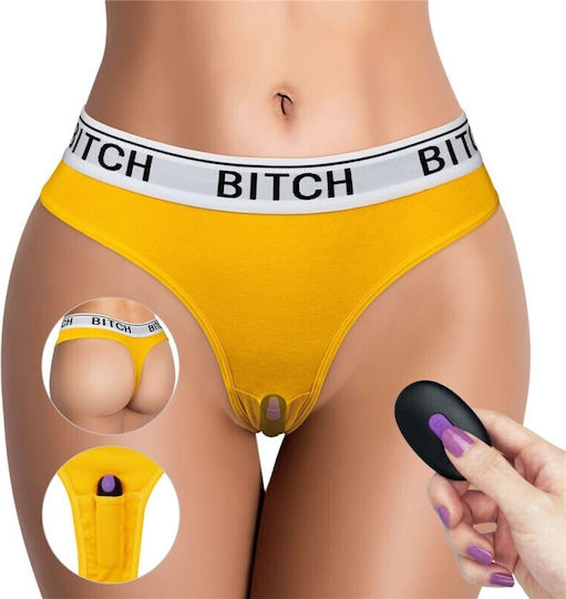 Lovetoy Ingen Bitch Vibrating Panties Vibrator Geschoss mit Fernbedienung  XL / 2XL 7.6cm Schwarz