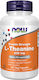 Now Foods L-Theanine 200мг 120 Билкови капсули