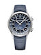 Raymond Weil Ανδρικό Ρολόι 40.5mm Αυτόματο με Μπλε Δερμάτινο Λουράκι