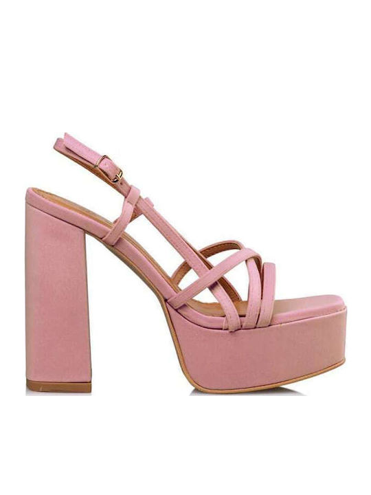 Envie Shoes Υφασμάτινα Πέδιλα Nude