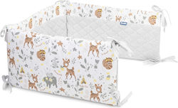 Sensillo Classic Crib Bumper Inside White 30x180cm