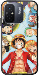 One Piece Xiaomi Redmi 12C Groove TPU (Tempered Glass και TPU)