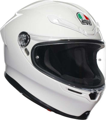 AGV Full Face Helmet with Pinlock ECE 22.06 1255gr Solid White