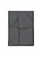 ArteLibre Wall Decor Grey Polyresin 29.5x3.5x39.5cm