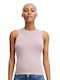 ICHI pentru Femei de Vară Bluză Fără mâneci Parfait Pink