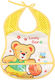 Buude Waterproof Bib Fabric with Lace Band Yellow