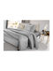 Guy Laroche Sheet Semi Double with Elastic 120x200+30cm. Color Plus Silver