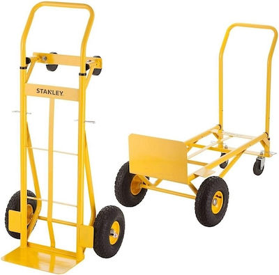 Stanley Καρότσι Μεταφοράς για Φορτίο Βάρους έως 200kg σε Κίτρινο Χρώμα