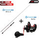 Oceanic Nitro-X Καλάμι Ψαρέματος για Slow Jigging 1.90m με Μηχανισμό 100-160gr