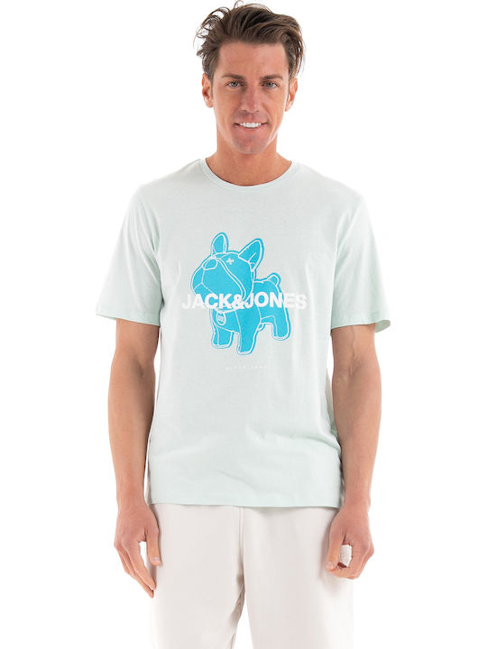 Jack & Jones 12238121 Tricou Albastru deschis