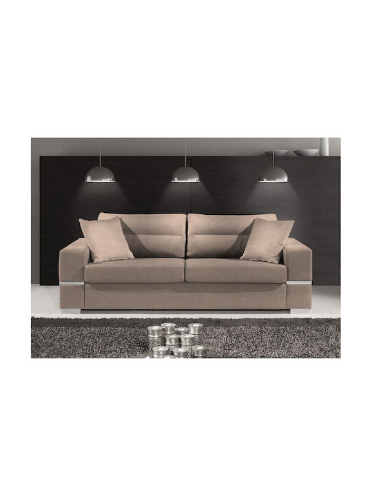 Fenia Two-Seater Couch Beige 165x90x90 cm