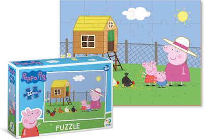 Puzzle pentru Copii Peppa Pig & Chickens pentru 3++ Ani 30buc Dodo