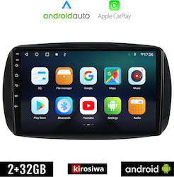 Kirosiwa Sistem Audio Auto pentru Citroen Berlingo Smart PentruDoi 2016> (Bluetooth/USB/AUX/WiFi/GPS/Apple-Carplay/Android-Auto) cu Ecran Tactil 9"