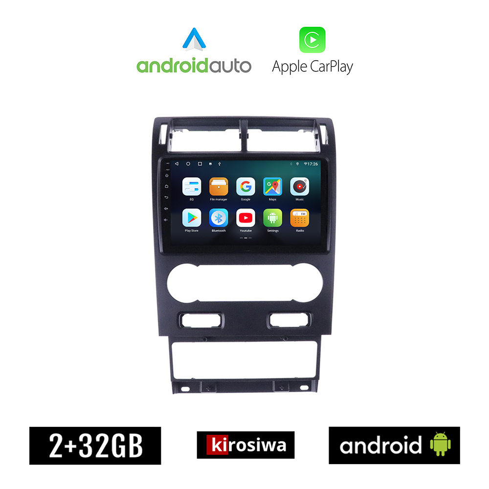 Kirosiwa Car Audio System for Ford Ranger (Bluetooth/USB/AUX/GPS) RG