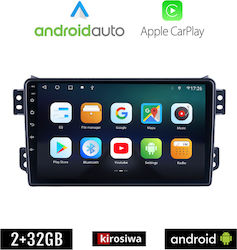 Kirosiwa Car-Audiosystem für Suzuki Spritzer Ford Ranger 2008> (Bluetooth/USB/AUX/WiFi/GPS/Apple-Carplay/Android-Auto) mit Touchscreen 9"