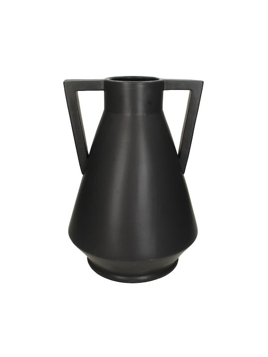 ArteLibre Βază decorativă Ceramică Negru 26.5x26.5x38cm 1buc