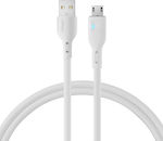 Joyroom S-UM018A13 1.2m Braided USB 2.0 to micro USB Cable White