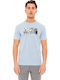 T-shirt Γαλάζιο