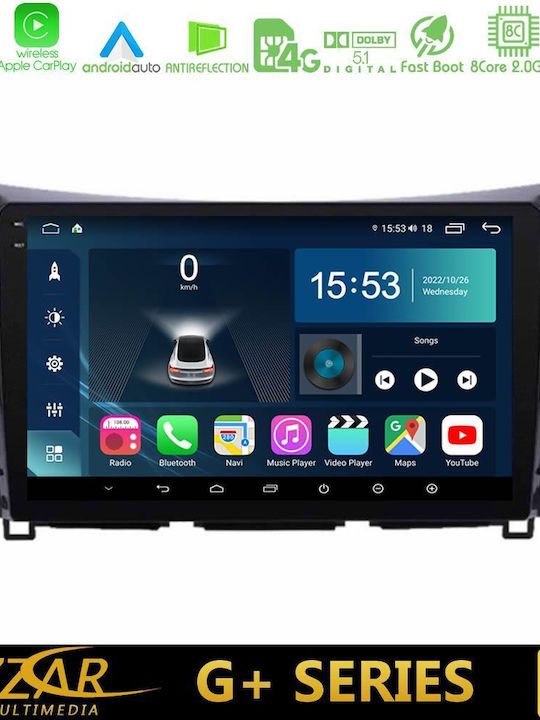 Bizzar Car Audio System for Nissan Navara / NP300 2016 (Bluetooth/USB/WiFi/GPS/Apple-Carplay/Android-Auto) with Touch Screen 9"