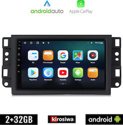 Kirosiwa Car Audio System for Chevrolet Captiva 2006-2011 (Bluetooth/USB/AUX/WiFi/GPS/Apple-Carplay/Android-Auto) with Touch Screen 7"