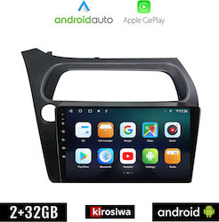 Kirosiwa Ηχοσύστημα Αυτοκινήτου για Honda Civic 2006-2012 (Bluetooth/USB/AUX/WiFi/GPS/Apple-Carplay/Android-Auto) με Οθόνη Αφής 9"