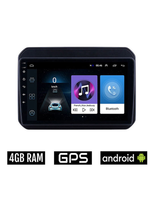 Ηχοσύστημα Αυτοκινήτου για Suzuki Ignis 2016> (Bluetooth/USB/AUX/WiFi/GPS/Apple-Carplay/Android-Auto) με Οθόνη Αφής 9"