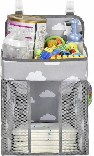 Baby Crib Bumper Gray