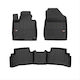 Frogum Set of Front and Rear Mats 4pcs Tray Type for Hyundai Tucson 2020 Black