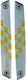 Bottari Protectives for Car Door 2pcs Yellow