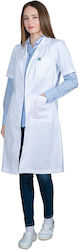 Alezi Women's Medical Dressing Gown White