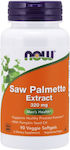 Now Foods Saw Palmetto 320mg Συμπλήρωμα για την Υγεία του Προστάτη 90 μαλακές κάψουλες