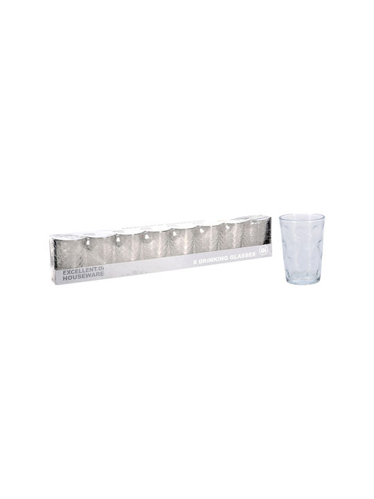 Excellent Houseware Σετ Ποτήρια Νερού από Γυαλί 200ml 8τμχ