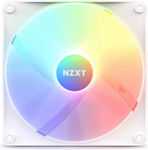 NZXT F140 RGB Core Gehäuselüfter mit Verbindung 4-Pin PWM 1Stück Weiß