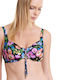 Erka Mare Underwire Bikini Bra with Adjustable Straps Multicolour Floral