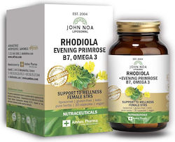 John Noa Rhodiola, Evening Primrose, B7, Omega 3 30 Κάψουλες