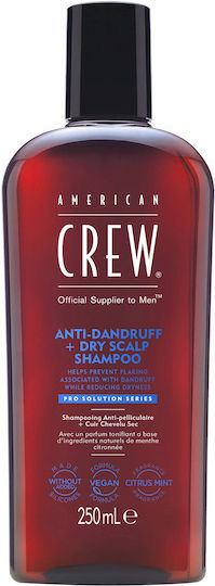 American Crew Σαμπουάν Kατά της Πιτυρίδας & της Ξηροδερμίας για Όλους τους Τύπους Μαλλιών 250ml