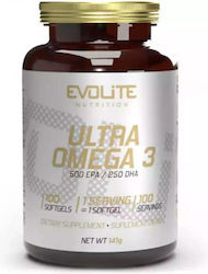 Evolite Ultra Omega 3 Ιχθυέλαιο 100 μαλακές κάψουλες Evolite Ultra Omega 3 Ιχθυέλαιο 100 μαλακές κάψουλες